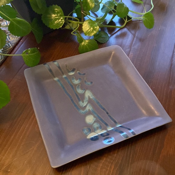 Hilborn glazed pottery serving set - Picture 5 of 8